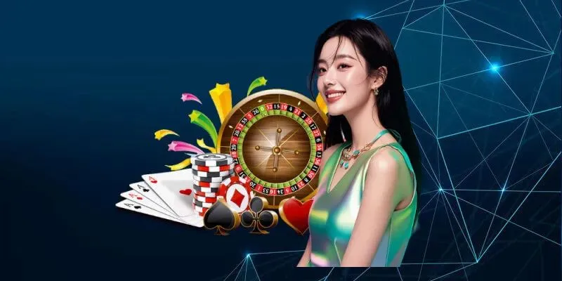 Sảnh chính Casino OK8386 sống động và bắt mắt